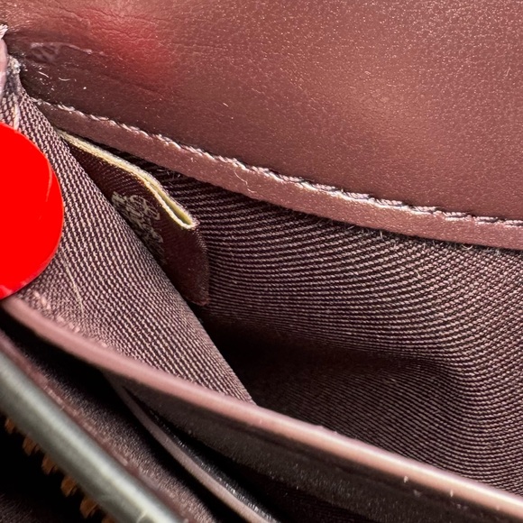 Coach Hayden Foldover Crossbody Clutch with Scalloped Edges & Rivets #76200 - Picture 8 of 15